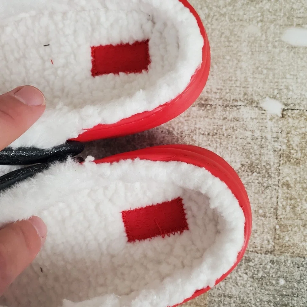 Crocs Classic Lined Santa Clogs Sz C5 5 Children Sandals Christmas Slip On Lined